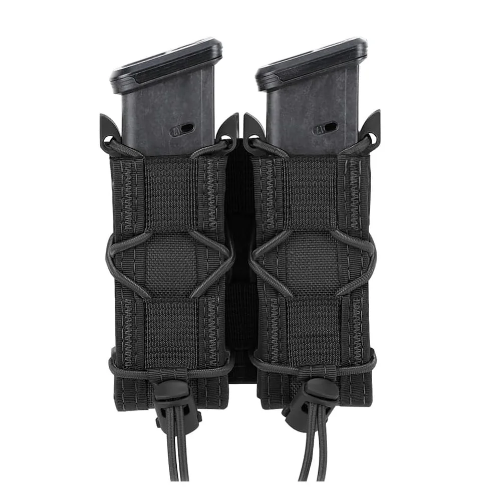 OPHIDIAN 9mm Pistol Magazine Pouch Double Triple Magazine Pouch Molle Open Magazine Pouch Suitable for Glock 17 19, SIG