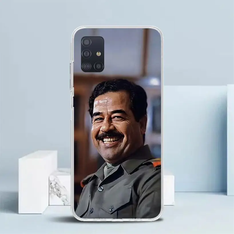 Etui Fashion Saddam Hussein Iraq Arabic Phone Case For Samsung Galaxy A51 A50S A41 A40 A31 A30S A21S A20S A20E A11 A10S A71 A70