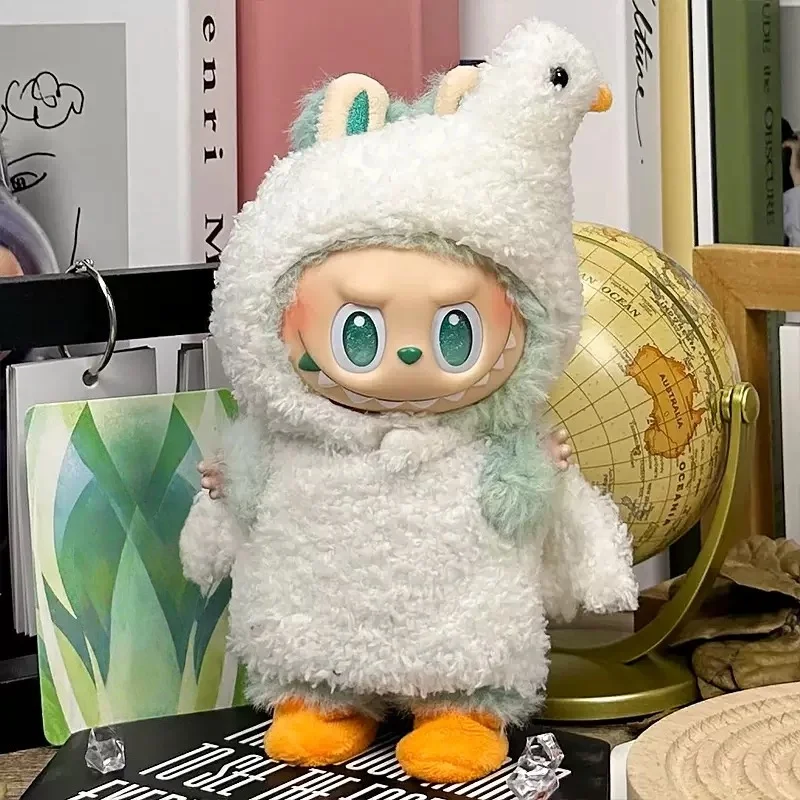 Plush Doll Clothes Accessories Swan Set for the Macaron High-Energy Series Labubu clothing（no doll）