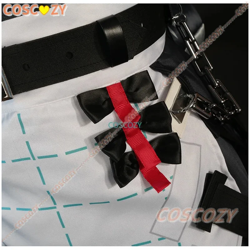 qq681 젠리스 존 제로 엘렌 조 코스프레 의상 메이드 복장 신규 게임 파티 블랙 드레스 가발 꼬리 유니폼 할로윈 컨벤션 코스