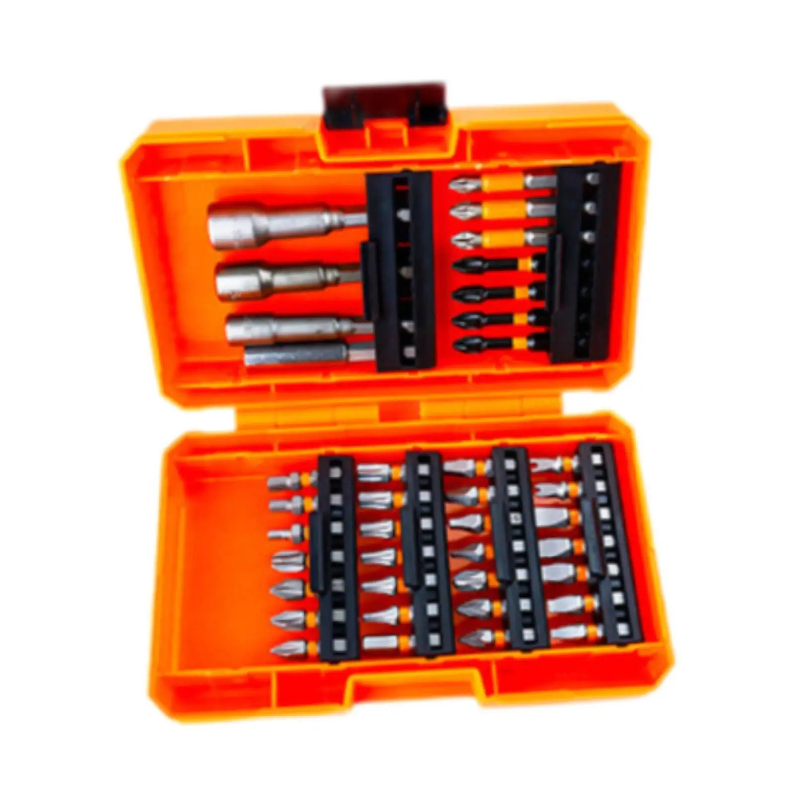 

39Pcs Screwdriver Bit Set for Home DIY Use Impact Resistant 15x10x4.7cm