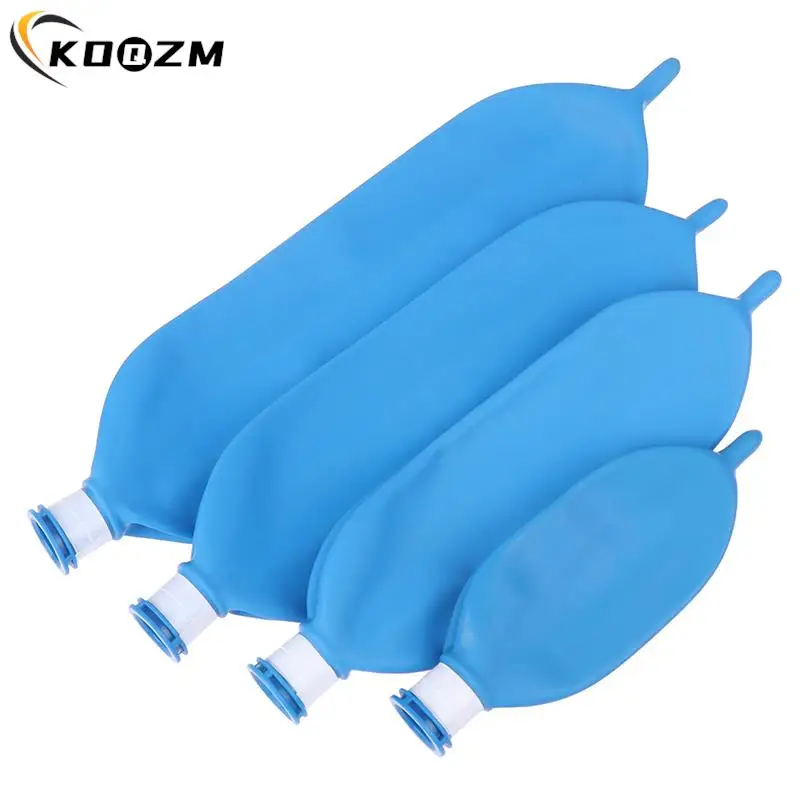 1pcs Blue 0.5L 1L 2L 3L Anesthesia Ventilator Latex Airbag Breathing Bag Reservoir Bag Anesthesia Machine Respirator Air Sac