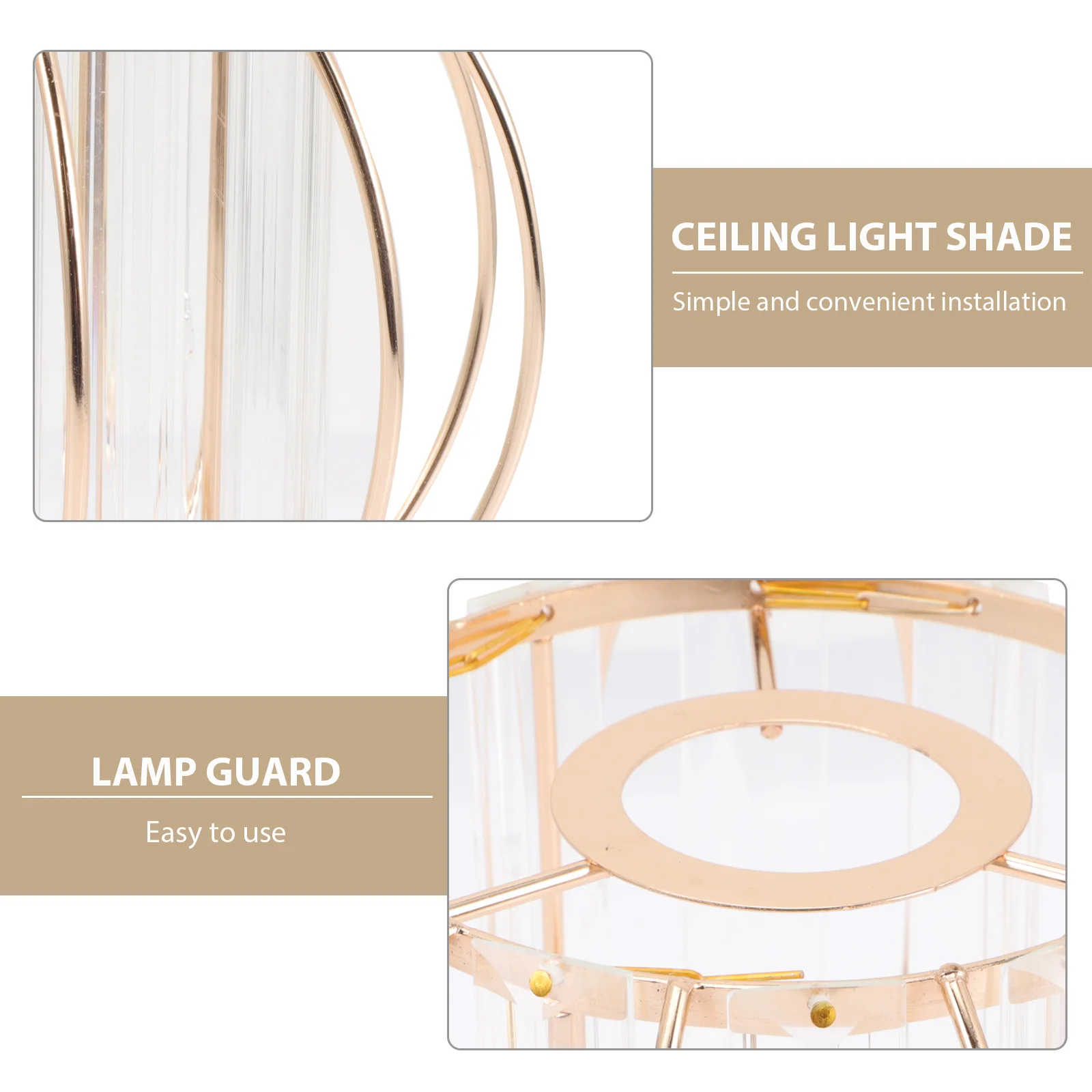 

Exquisite Crystal Glass Lampshade E27 Ceiling Pendant Light Shade Perfect Gift for Birthday Christmas Home Ceiling Light Shade