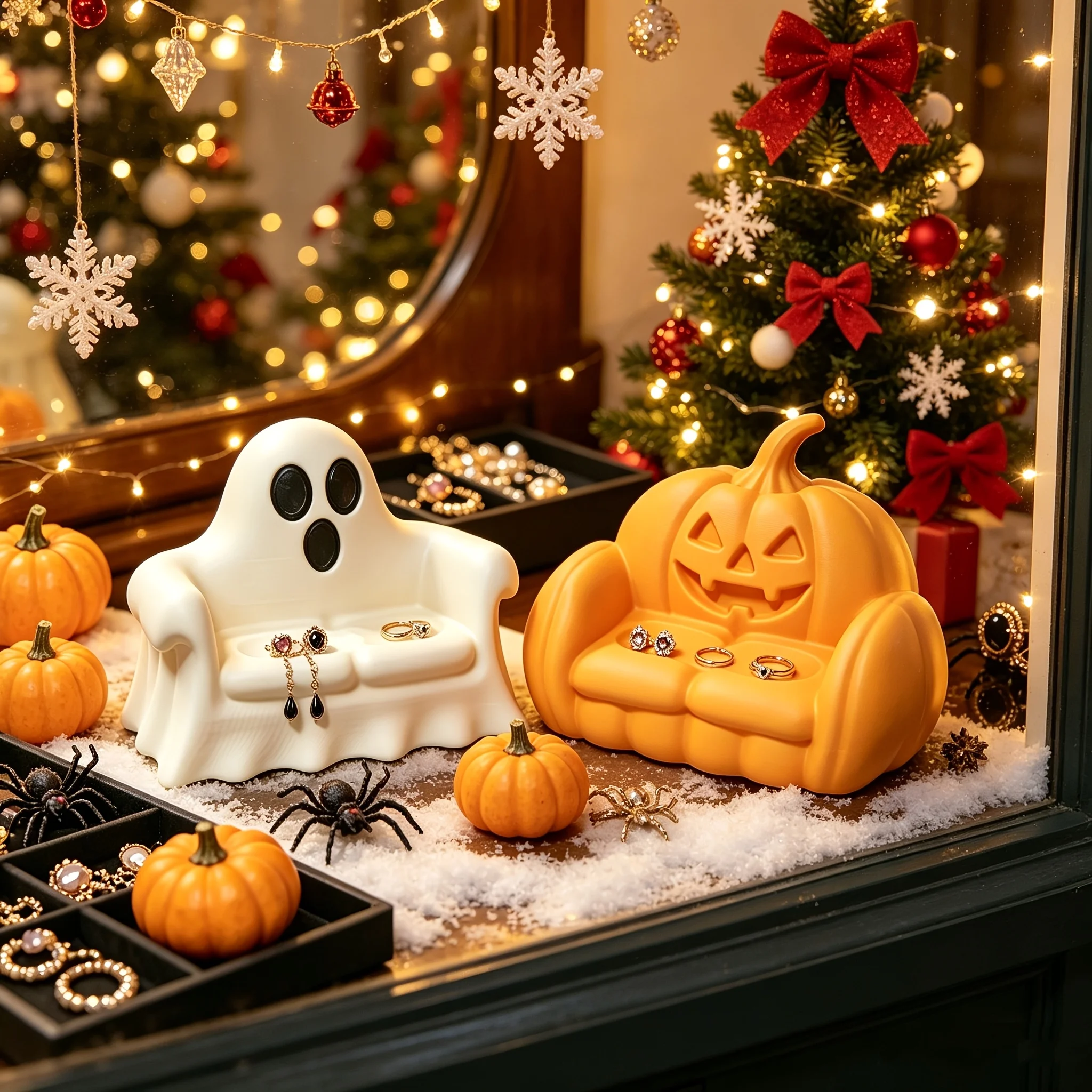1-Piece Ghost Pumpkin-Shaped S - đánh giá và giá 3D Printing Ghosting
