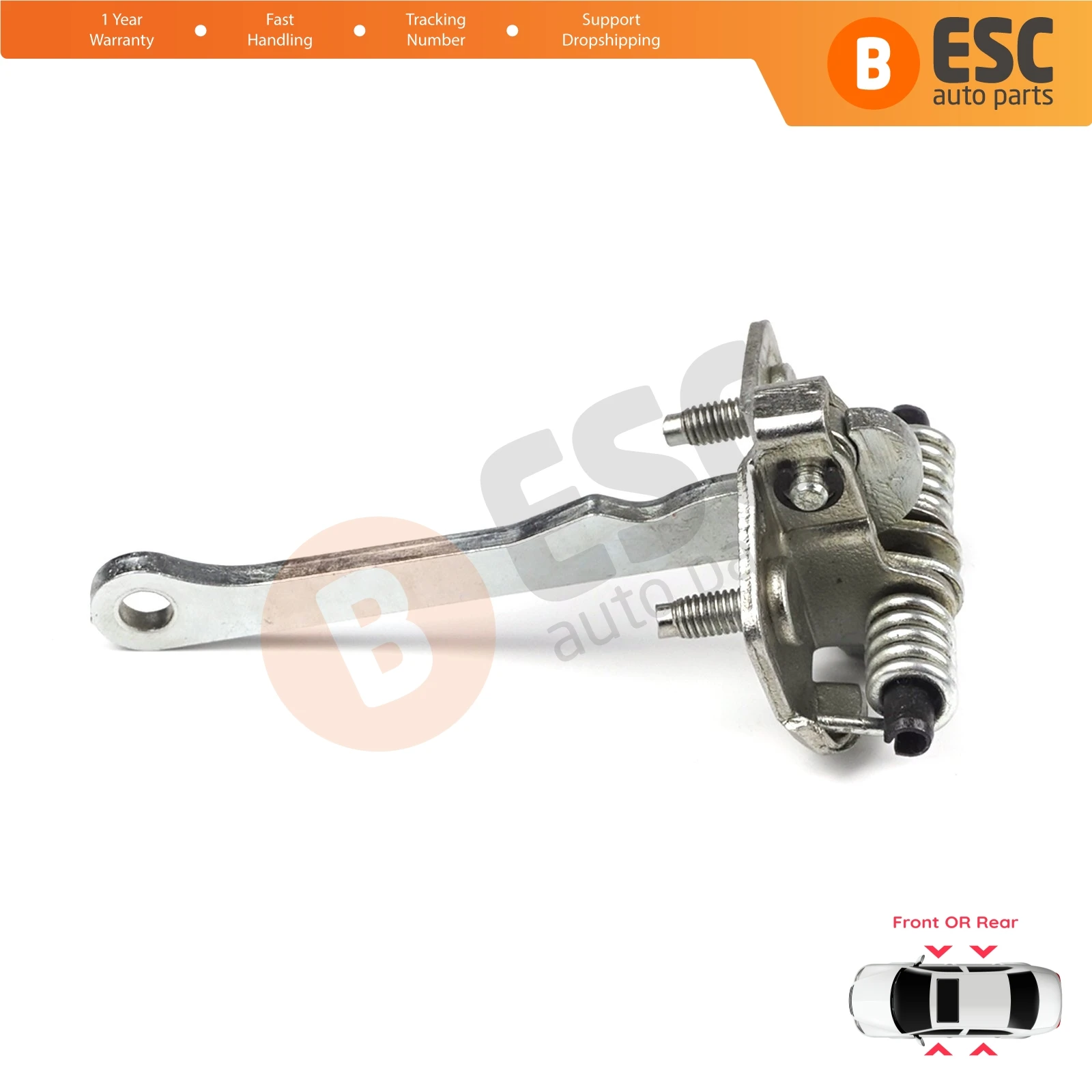 

EDP821 Front Rear Left OR Right Door Catch Hinge Brake Stop Check Strap Limiter 918146 9181.46 for Peugeot 205 309 405