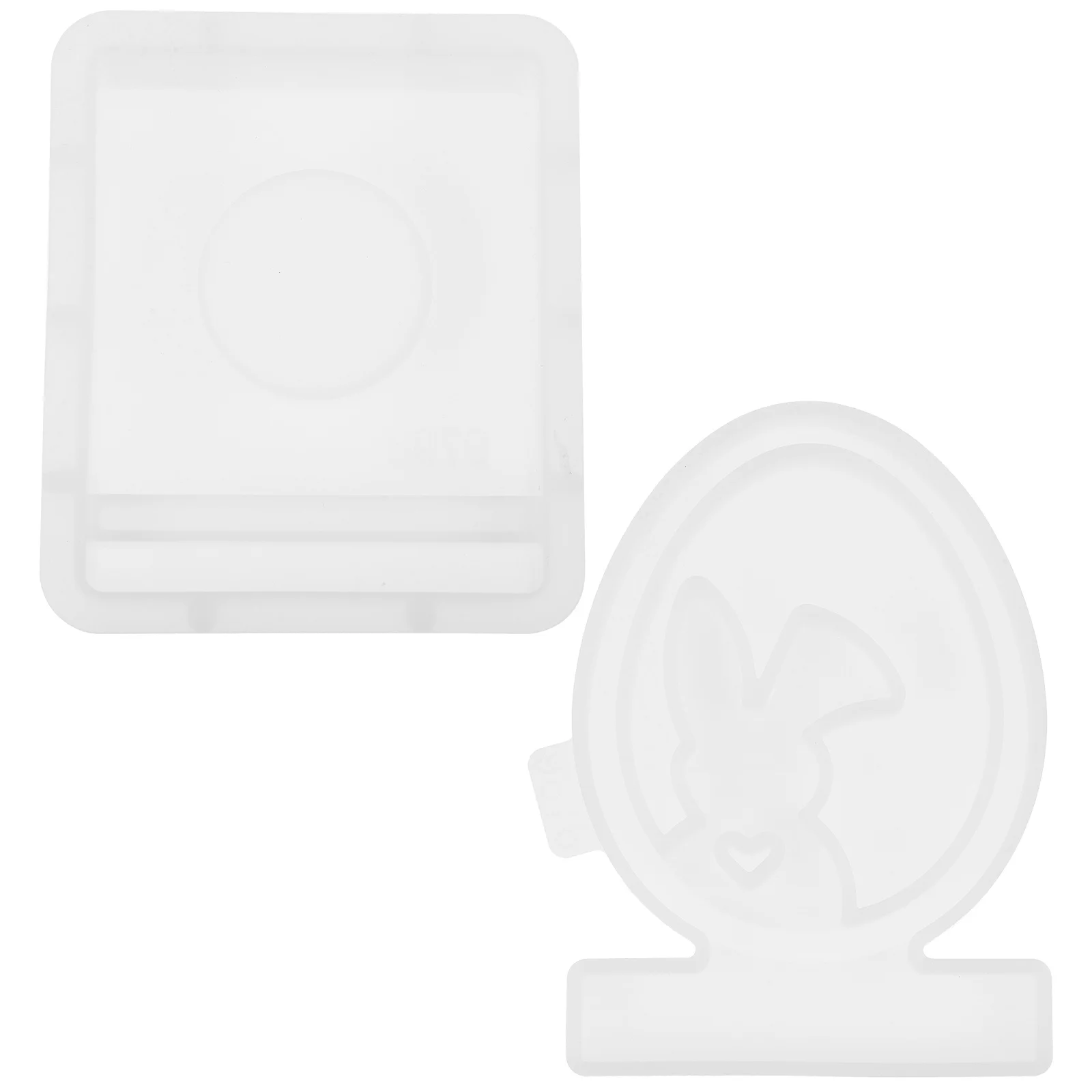 

1 set Rabbit Mold Silicone Hollow Reusable Easy Demold Crafting Making Molds For Home Wedding Holiday Decor Bunny