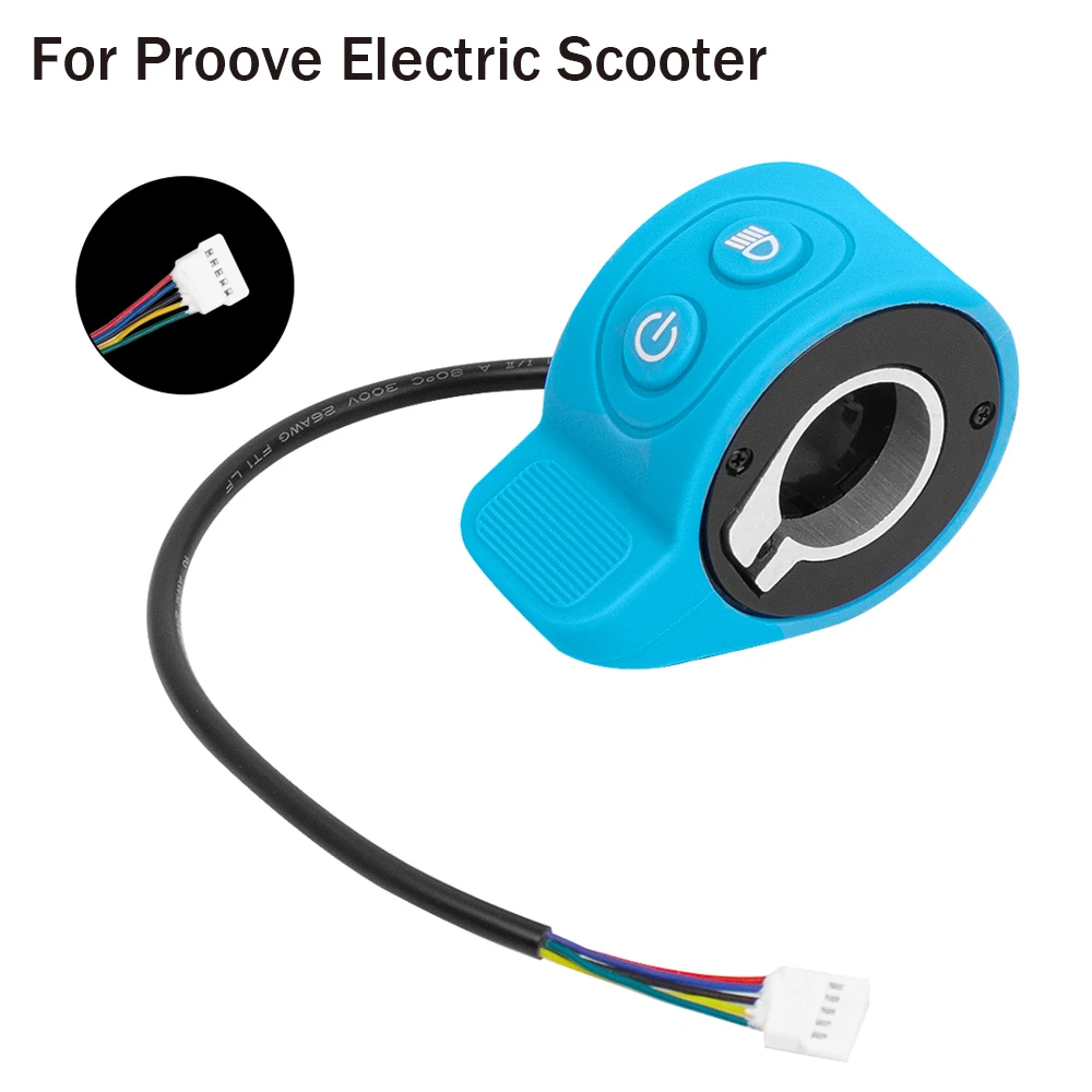 Electric Scooter Finger Accelerator Throttle for Proove  Switch Turn on/off Lamp Button Thumb Throttle Control Parts Accessories