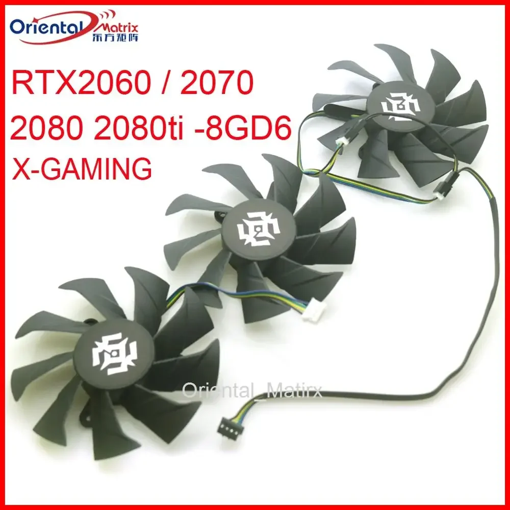 GFY09010E12SPA 85mm 12V GPU Fan 4Pin For ZOTAC RTX2060 2070 2080 2080ti -8GD6 X-GAMING Graphics Card Cooling Fan