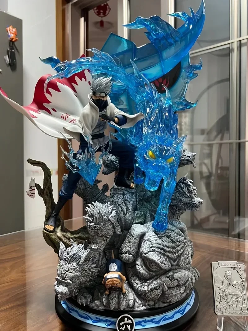 

Фигурка аниме Gk NarAAHatake Kakashi, Cs Sixième Génanza, Статуя ниндзя, Украшение, Модель экшн-масла, Игрушка для мальчика, 27 см