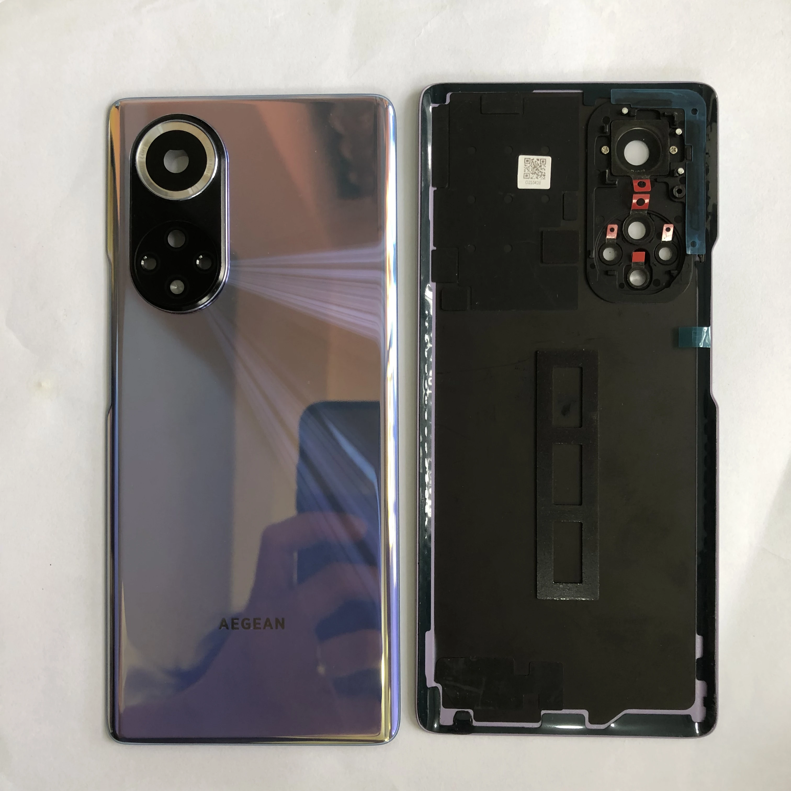 Glass For Huawei Nova 9 Battery Cover Rear Door Housing Nova 9 Back Case with Camera Frame Lens Logo Repair Parts