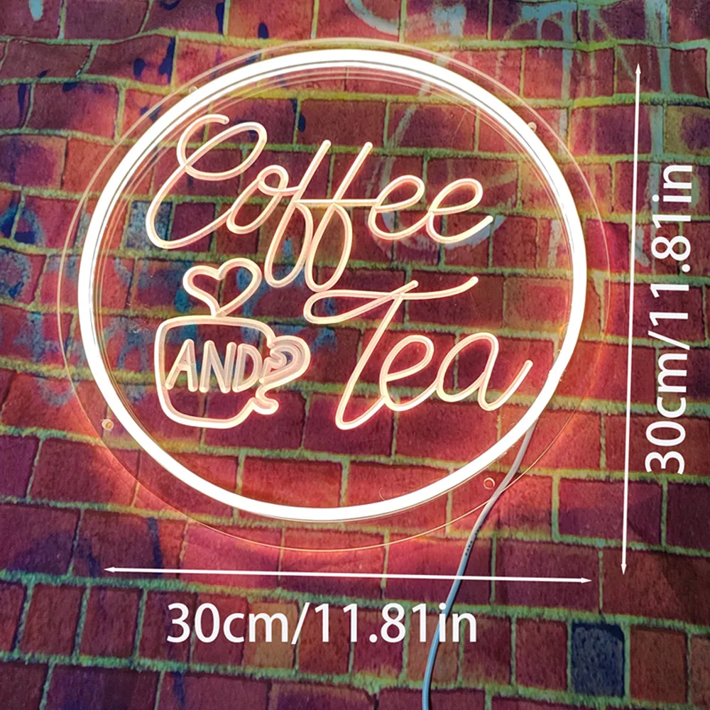 LED Neon Light Coffee Neon Sign Light Bars Supermarkets Coffee Shops Restaurant Hotel Wall Window Decorate Signs usb cafe Lamp