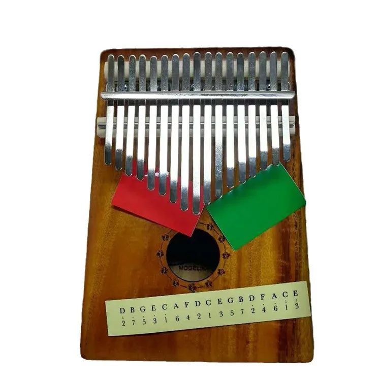 Company Gifts Kalimba Tiger Maple Thumb Piano Acacia Wood Easy-to-use Musical Instrument