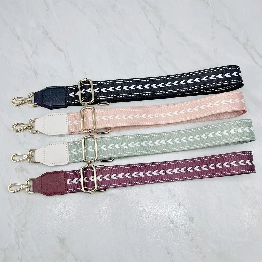 Adjustable Bag Strap Fashion Replacement Wide Handbag Belt Solid Color Polyester Shoulder Bag Strap