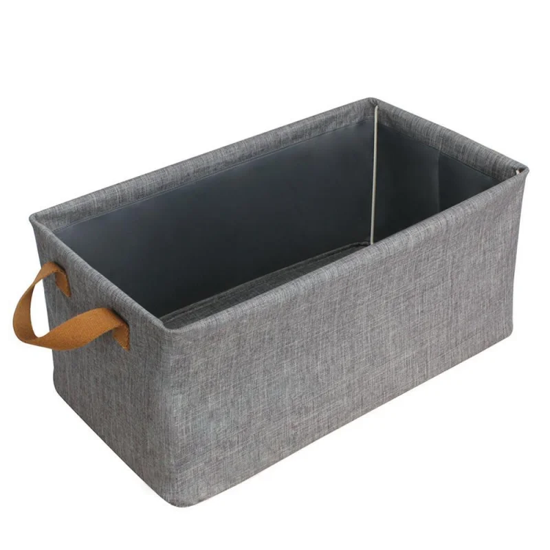 Organizer Steel Frame Folding Storage Basket Clothes Organizer Storage Box Wardrobe Home without Lid Portable Storage Box