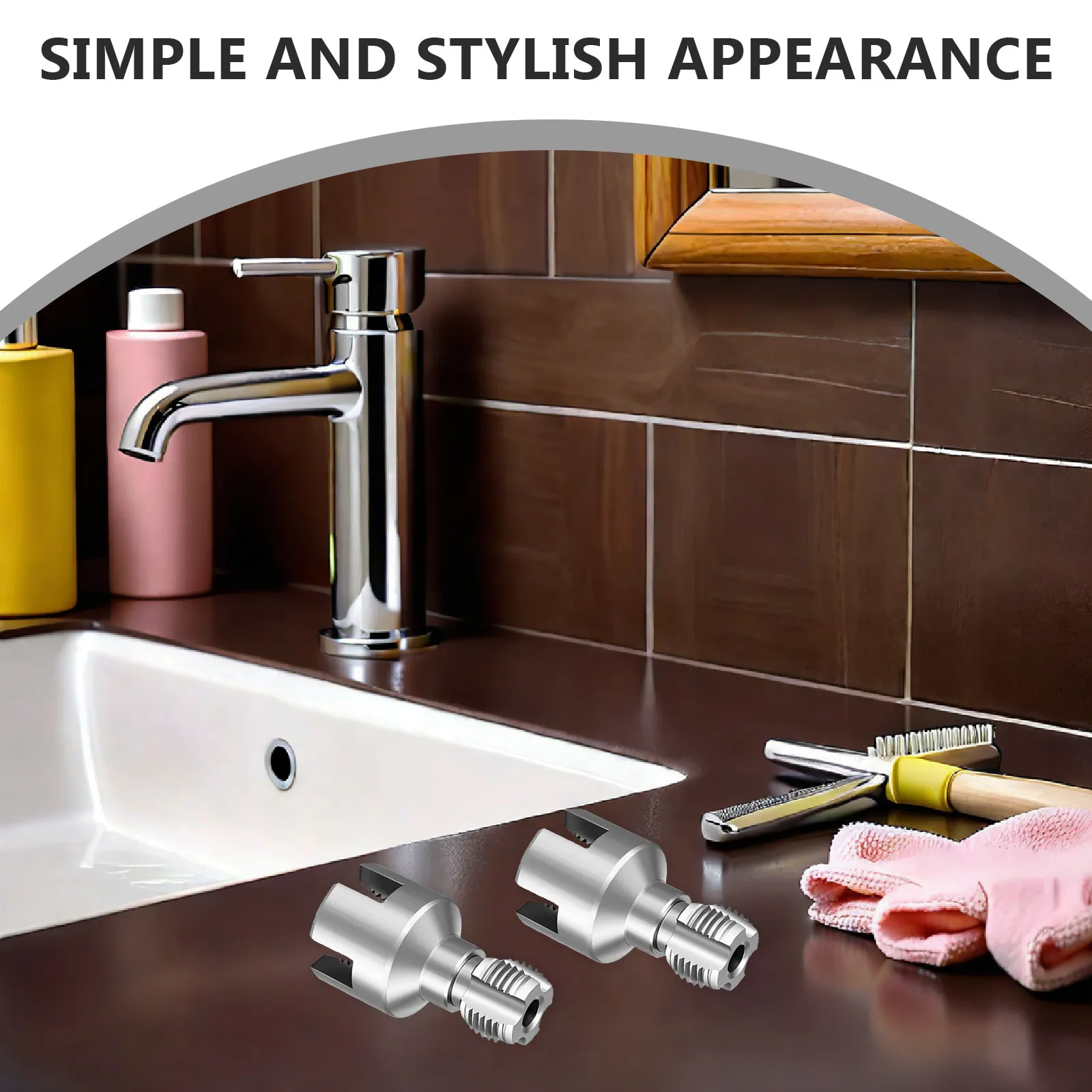 2Pcs Multi-Purpose PVC Pipe Threader Kit Internal External Threading Tool Plastic Water Pipe Repair Installation Compatible
