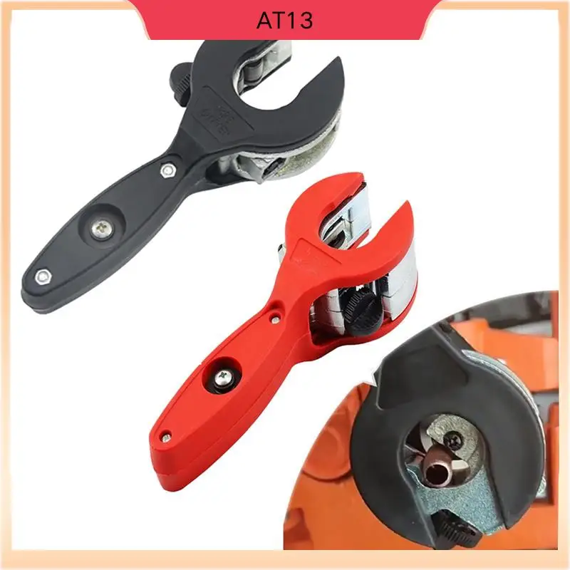 

AT13 Ratcheting Tubing Cutter, Ratcheting Copper Tubing Cutter Tool, For 1/4Inch To 7/8Inch Od, Ratchet Tube Pipe Cutter