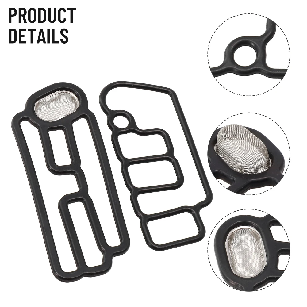 VTEC Solenoid Gasket Set for Honda Vehicles Compatible with Part Numbers 15815R70A01 and 15845R70A01 in Multiple Models