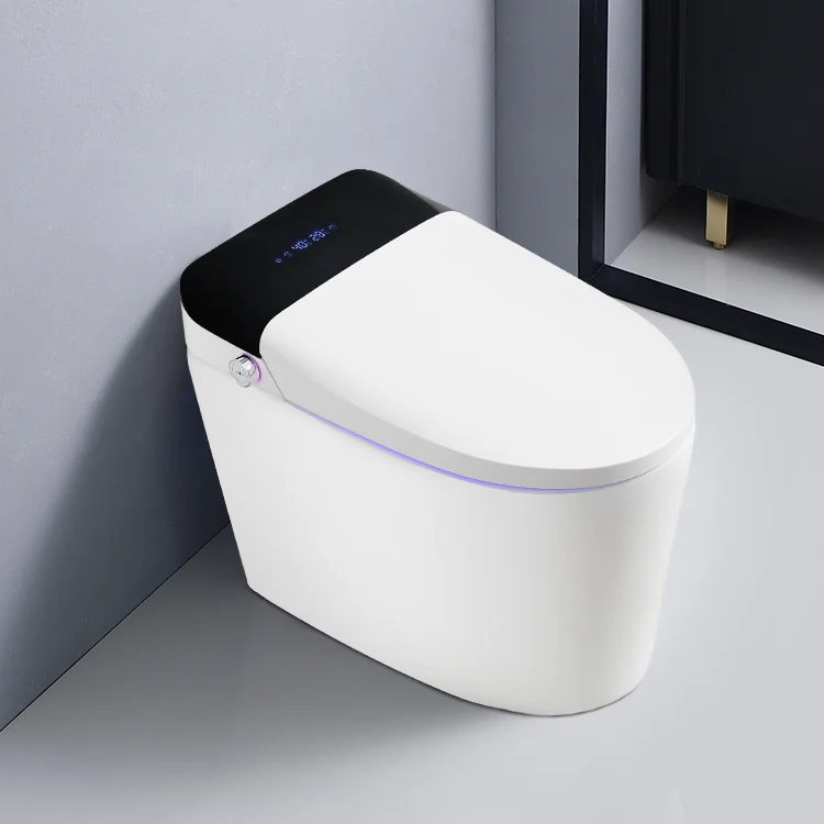 

Hotel Home Bathroom Sanitary Wares Automatic Sensor Flushing Electric Tankless Intelligent Smart Wc Toilet with Remote Control