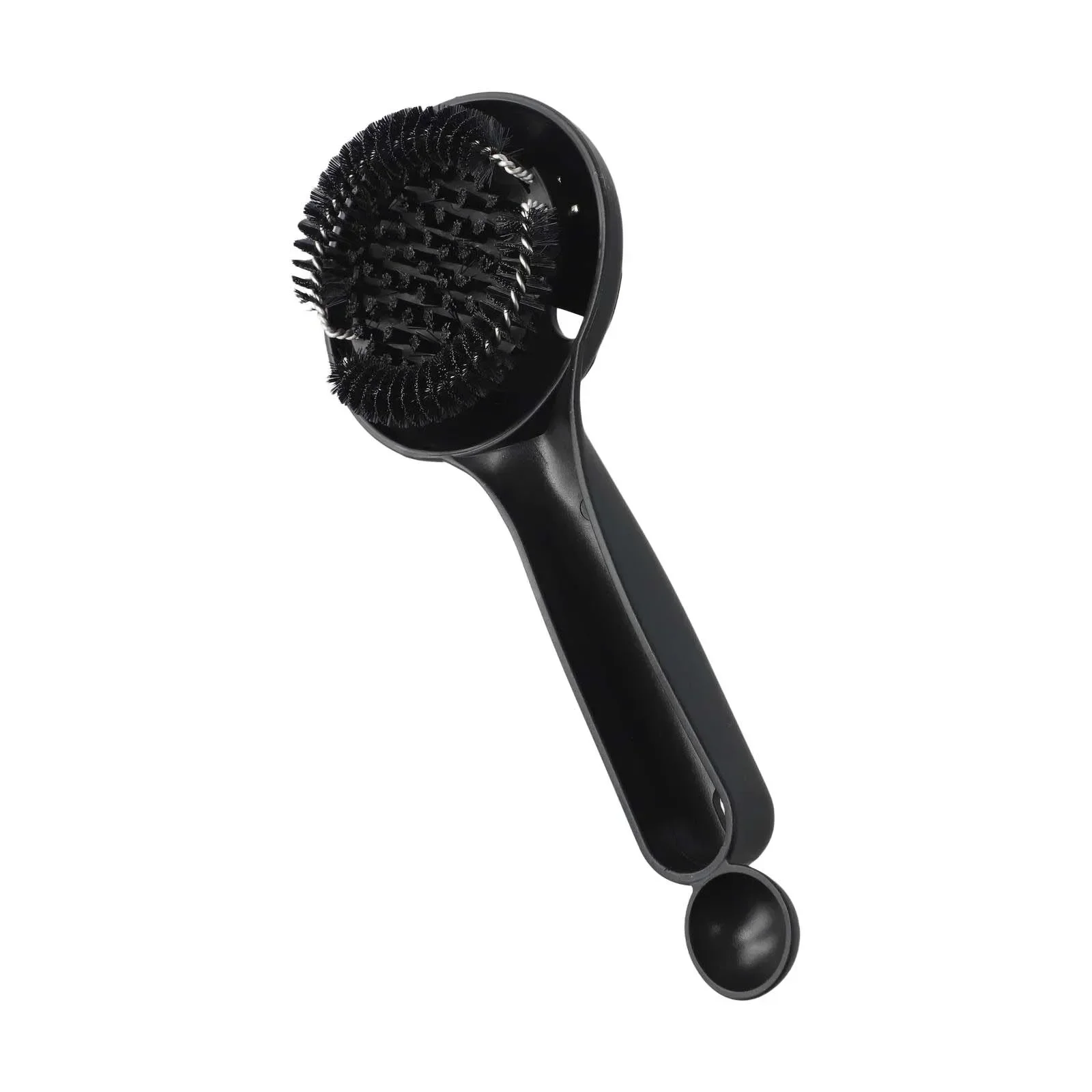 Coffee Equipment Maintenance Coffee Machine Brush Funnel Tray High-Density Nylon Bristles Removable Bristles Thorough Cleaning