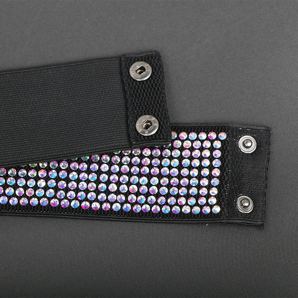 เข็มขัดสตรีเต้นรําเข็มขัดกีฬาเต้นรําอุปกรณ์เสริมเครื่องประดับ Rhinestone แฟชั่น All-Match ประสิทธิภาพแน่น