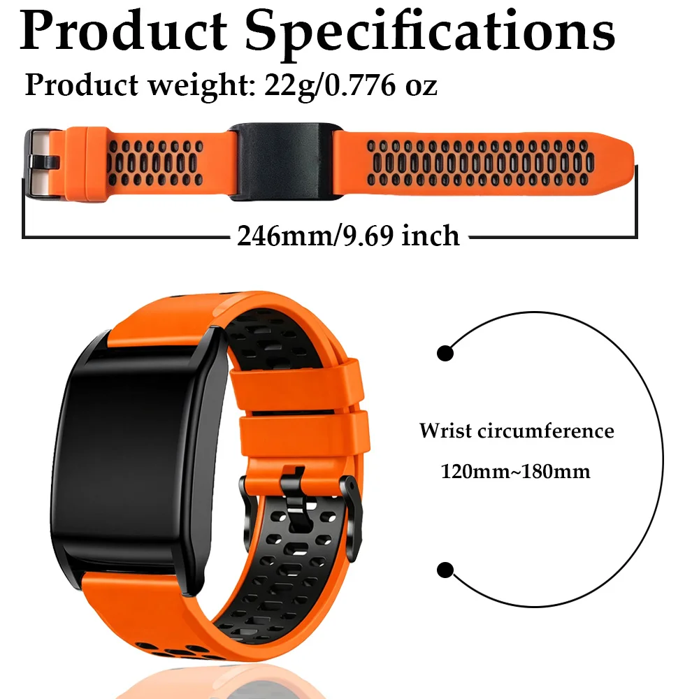 Stylish Silicone Replacement Band For Whoop5.0 and Whoop 5.0 MG Tracker,Flexible Breathable Adjustable Wristband,Multiple Colors