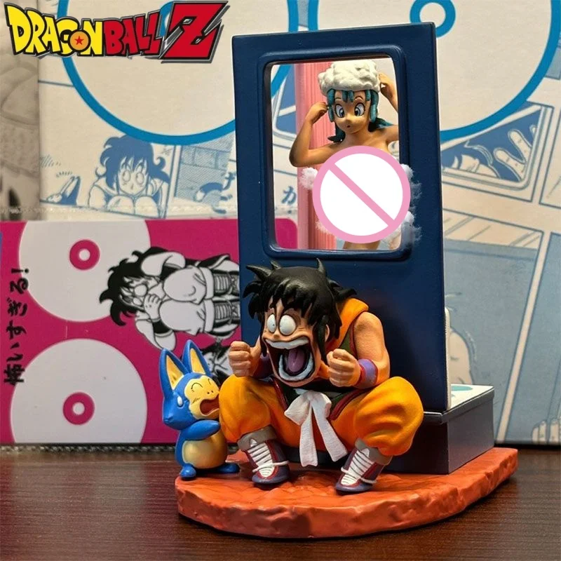 

New Dragon Ball Z Figure Puar Yamcha Anime Figurine Bulma Action Figures Pvc Statue Doll 9cm Collectible Models Toys Gifts