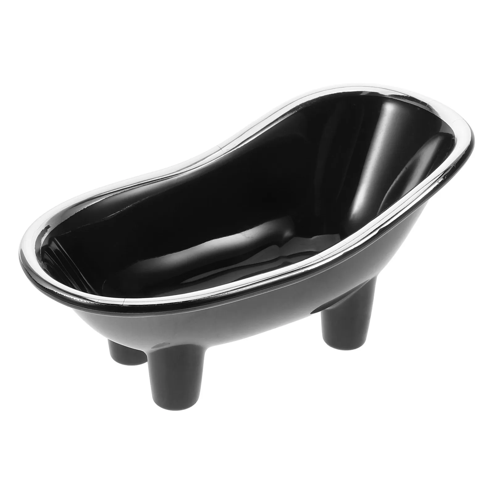 

Draining Soap Box Bathtub Shape Stylish Bathroom Soap Holder Case for Shower Sink Kitchen Counter Bathroom Supply