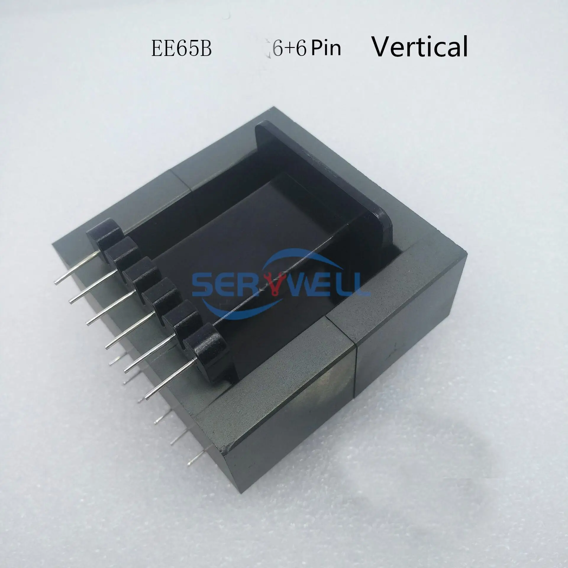 EE65B EE Type (6+6)12Pin (8+8)16Pin High Frequency Transformer Ferrite Magnetic Core PC40 Horizontal Vertical Coil Former Bobbin