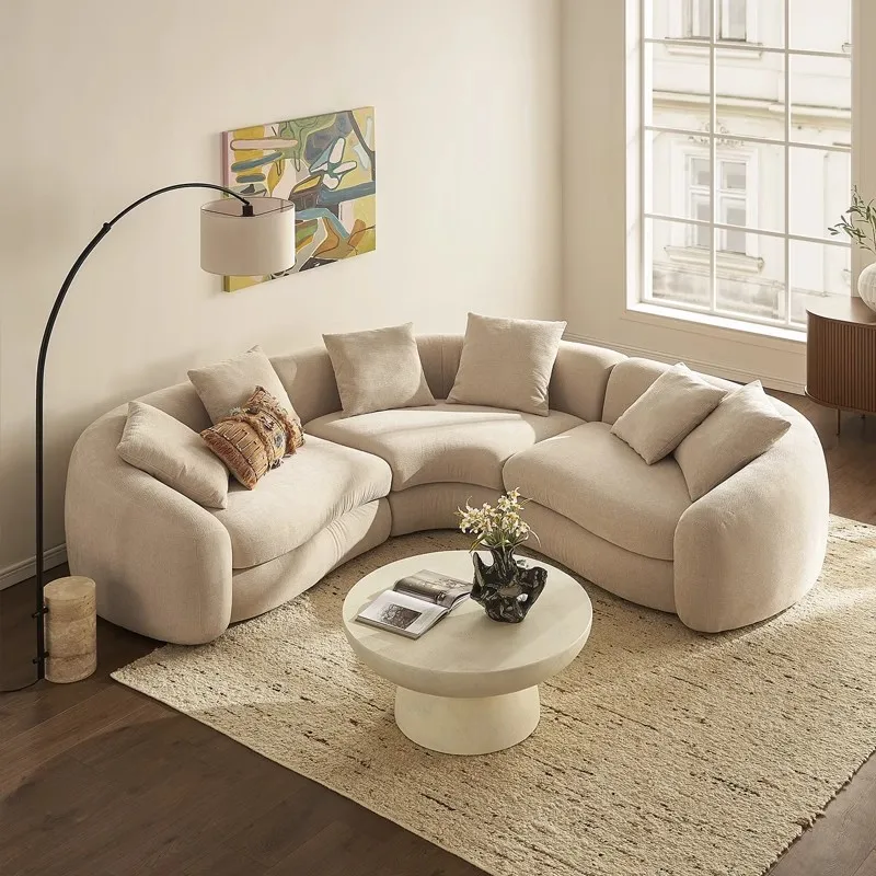 Europese Smalle Woonkamerbanken Beige Designer Hoekbank Woonkamerbanken Vloer Japanse Banken Woonkamer Meubels