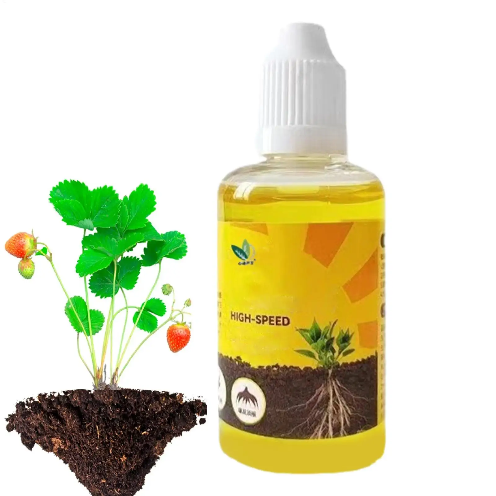 Estimulador de enraizamiento de plantas líquido, potenciador de raíces de plantas, agente de enraizamiento rápido, fertilizante líquido, estimulador de enraizamiento fuerte, 50ml