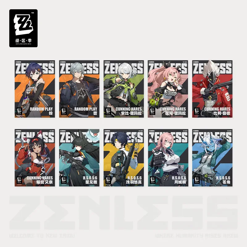 

[Genuine] miHoYo Game Zenless Zone Zero Photo Card Six Lesson Daily Series Hoshimi Asaba Yanagi Randomly one Cosplay Xmas Gifts