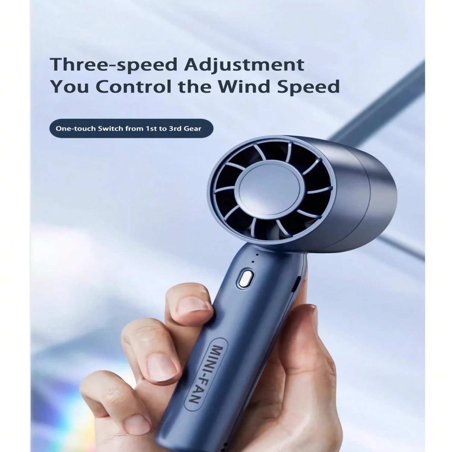 قطعة واحدة، مروحة صغيرة محمولة لعرض الكلمات، مروحة صغيرة محمولة باليد، شحن USB، فائقة الهدوء، مروحة طاقة الرياح الكبيرة، صيفية أساسية للعودة إلى المدرسة