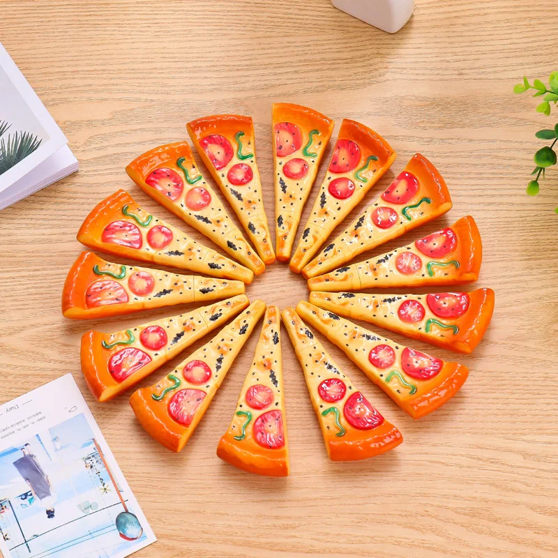 Pizza Ballpoint Pen Novel Pizza Bread Shape Simulation Bread Ballpoint Pen Aesthetic Stationery School Supplies Art Supplies