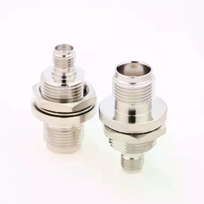TNC to SMA Female Adapter Bulkhead Mount RF Coaxial Connector for GPS Radio Scanner Antenna Conversion Kit