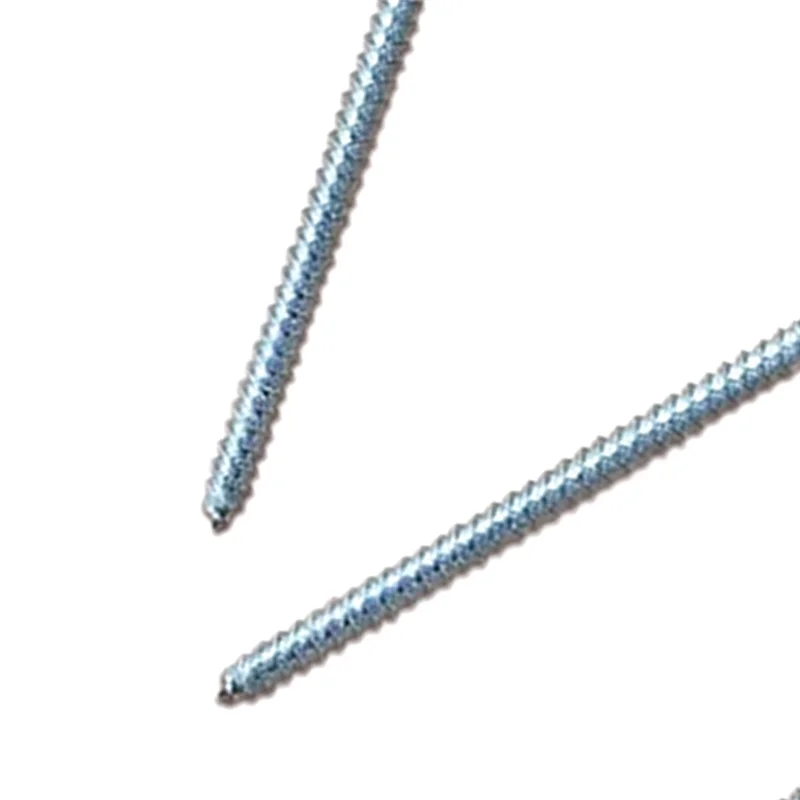 

ELOS-200Mmx8pcs Metal Tent Spikes Camping Pegs Drill In Ground Anchors Spiral Screw With Hex Socket Stakes Camping Stakes