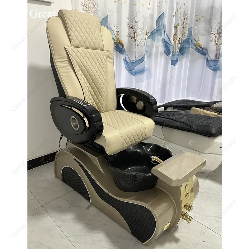

Modern professinal nail salon furniture electric massage foot spa manicure luxury pedicure chair