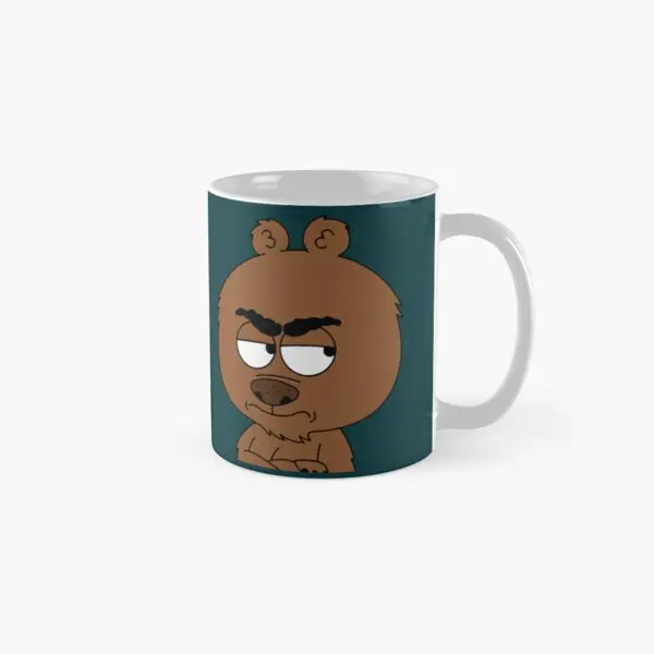 Malloy Brickleberry Art Short Sleeve Cla  Mug Photo Drinkware Coffee Image Tea Design Simple Handle Round Picture Cup Printed