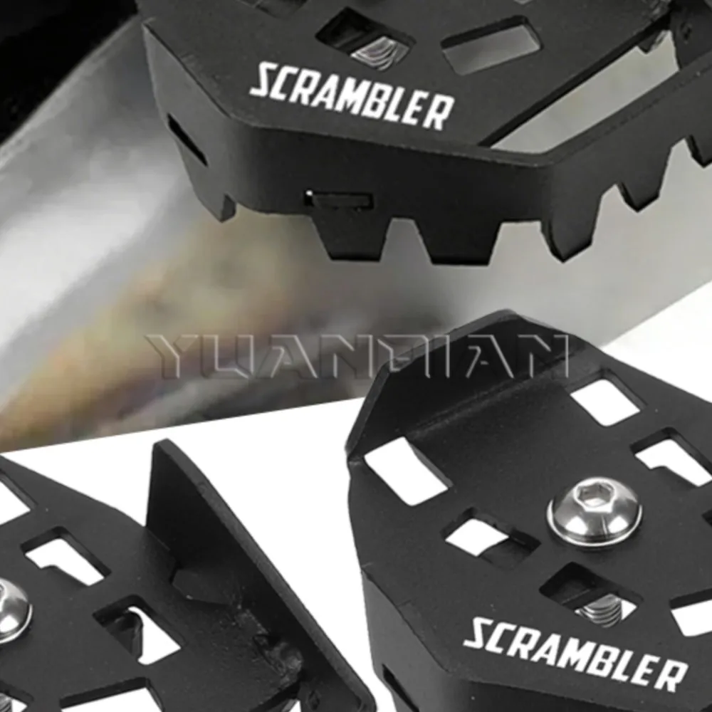 

For Ducati Scrambler 400 800 1100 2014-2025 2026 Motorcycle Rear Foot Brake Pedal Lever Enlarge Extension Footrest Pad Extender