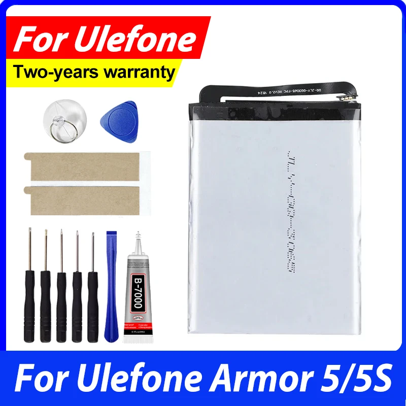 SUPEGY NEW For Ulefone Note 16 Pro Armor 5/Armor 5S Armor X8/X8i Battery Mobile Phone Replacement Batteria With Tools