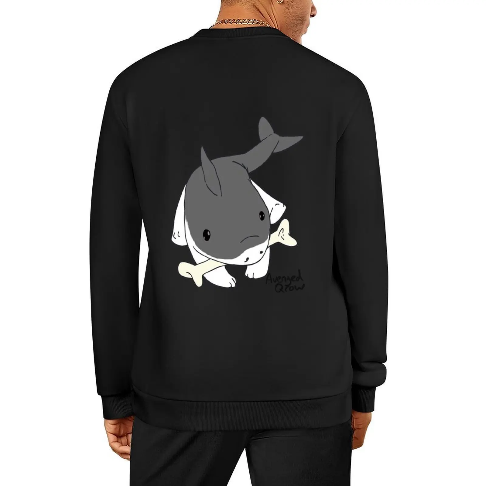 

Jeff the Landshark! Pullover men's sweat-shirt set men's winter sweater blouse anime clothes sports sweatshirt man