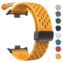 Silicone Strap for Redmi watch 5 4 Magnetic Buckle Sports Band for Mi band 9pro 8pro Correa Breathable Bracelet Accessories