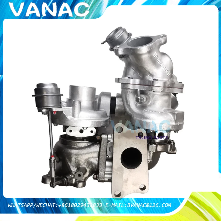 

GT1238Z Twin NEW Complete Turbo 810356 для Mazda CX-5 SH01 2.2L Passenger 2014, полное турбокомпрессор GT1752S, полная турбина 810357