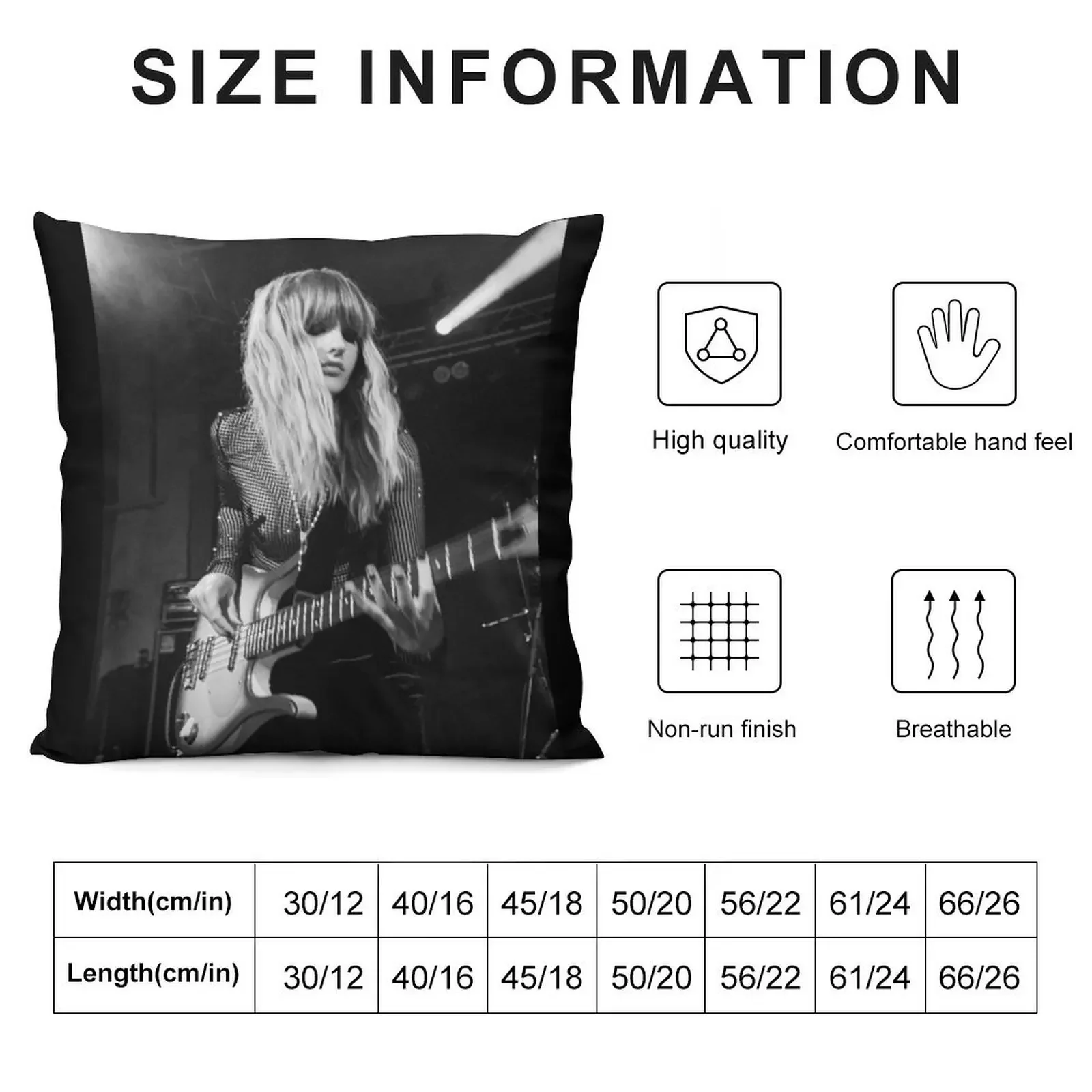 Victoria De Angelis M?neskin concert Throw Pillow Couch Cushions autumn decoration Decorative Sofa Cushions Pillow Cover pillow