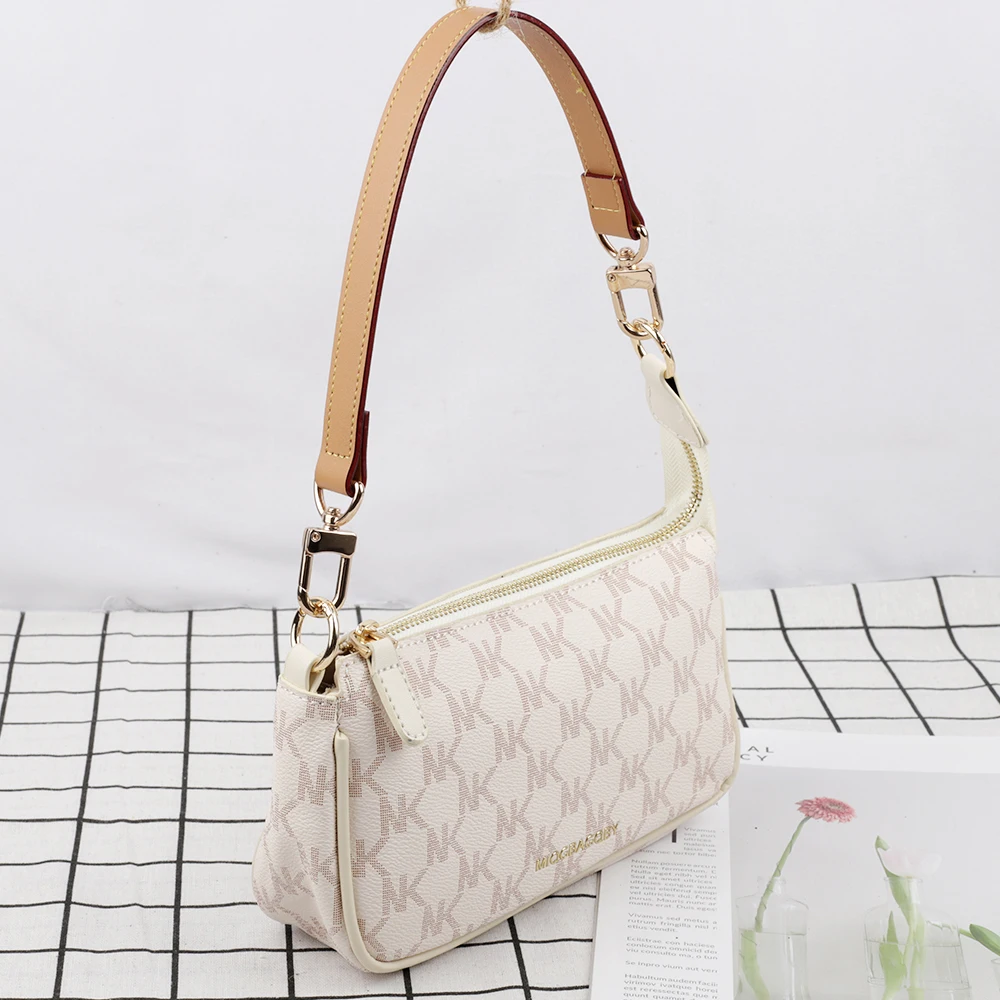 Genuine Leather Bag Strap With Silver Gold Hardware Shoulder Strap Handbag Strap For Obag Handle High Quality Bag Accessories