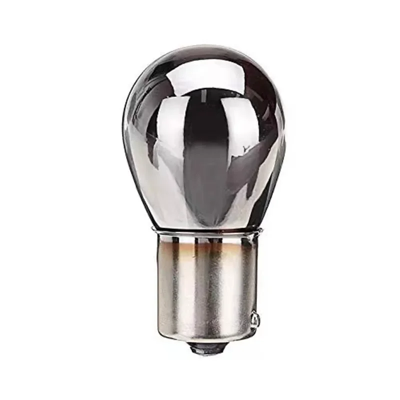 2pcs 1156 Amber Chrome Invisible Bulb Halogen Lamp 12V for Car Indicator Turning Parking Light BAU15S PY21W 1141