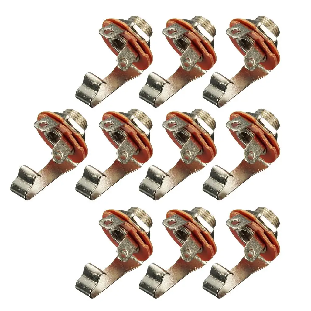 High Quality Electric Guitar Jack Socket Metal Guitar Base Accessory Single Track for Guitar Assembly