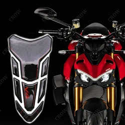 NEW Motorcycle 3D Gel Stickers Fuel Tank Pad Fuel Tank Protection Sticker Fishbone Decals FOR DUCATI Streetfighter Panigale V4 S