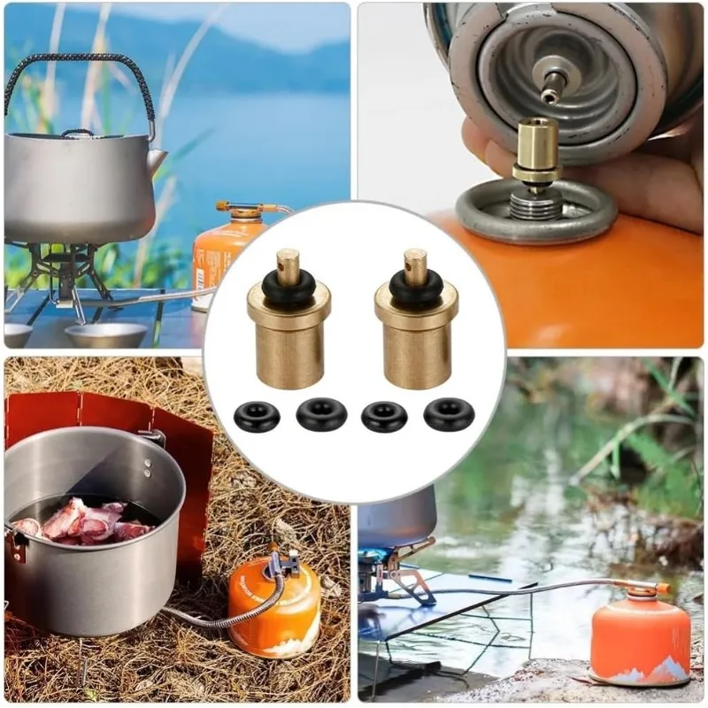 3Pcs Gas Refill Adapter Tips Inflation Valve Nozzle Connector for Thermacell Cartridge Refilling Butane Cylinder  Tank Canister - view 5