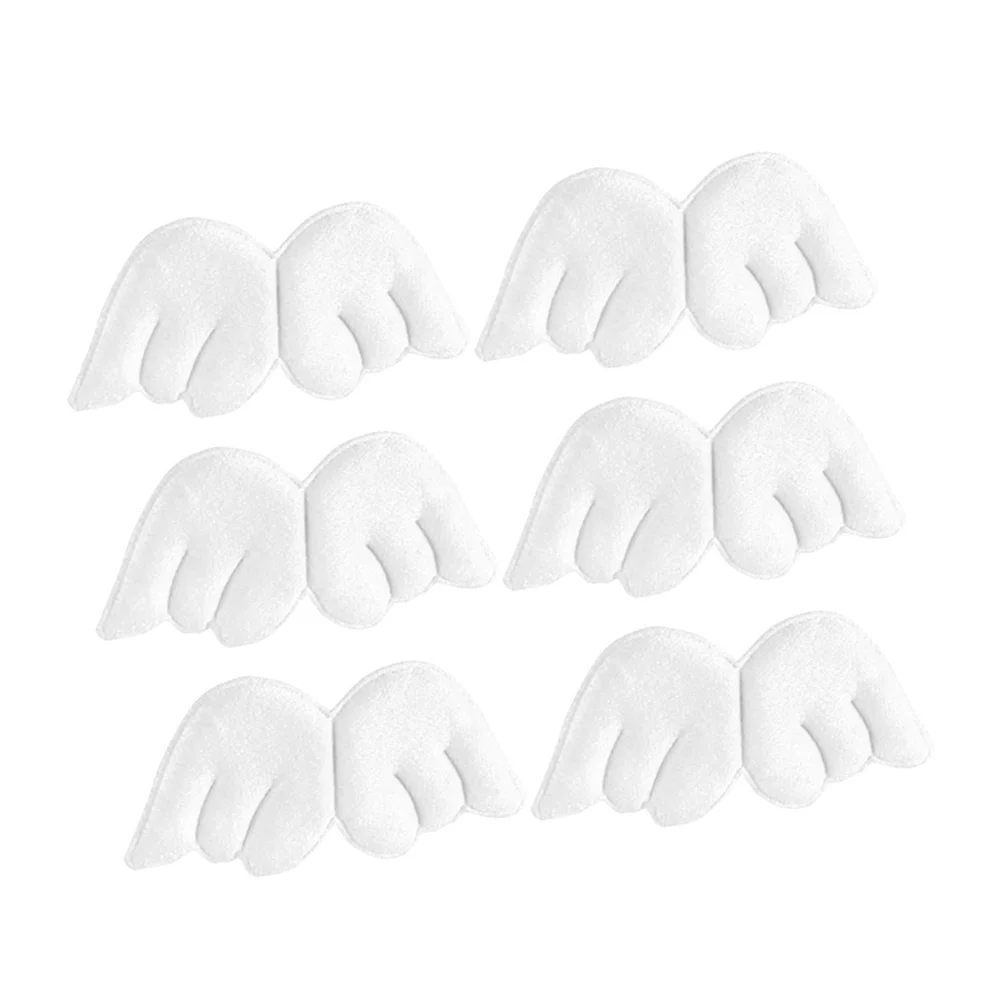 

50pcs /Set Angel Wing Ornaments Smooth Clothing Shoes Diy Decors Cute Cloth Wings For Bags Socks Gloves Crafts Home Storage