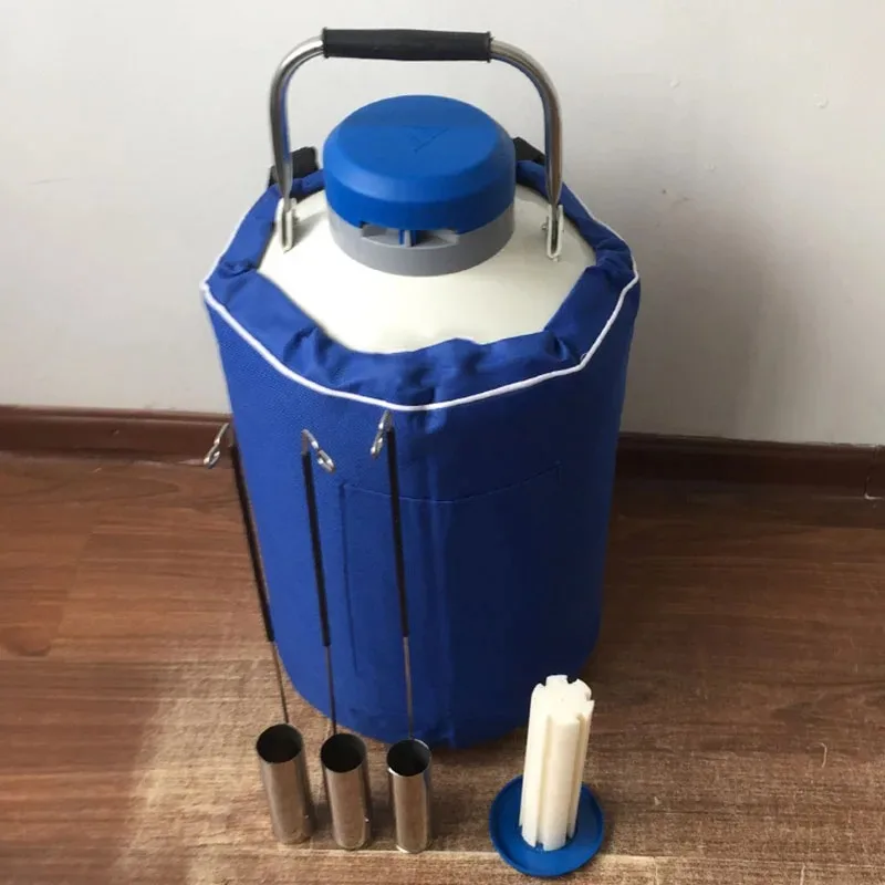 NEW Portable Liquid Nitrogen Ice Cream Container Cryogenic Tank Dewar Liquid Nitrogen Container with Liquid Nitrogen Tank
